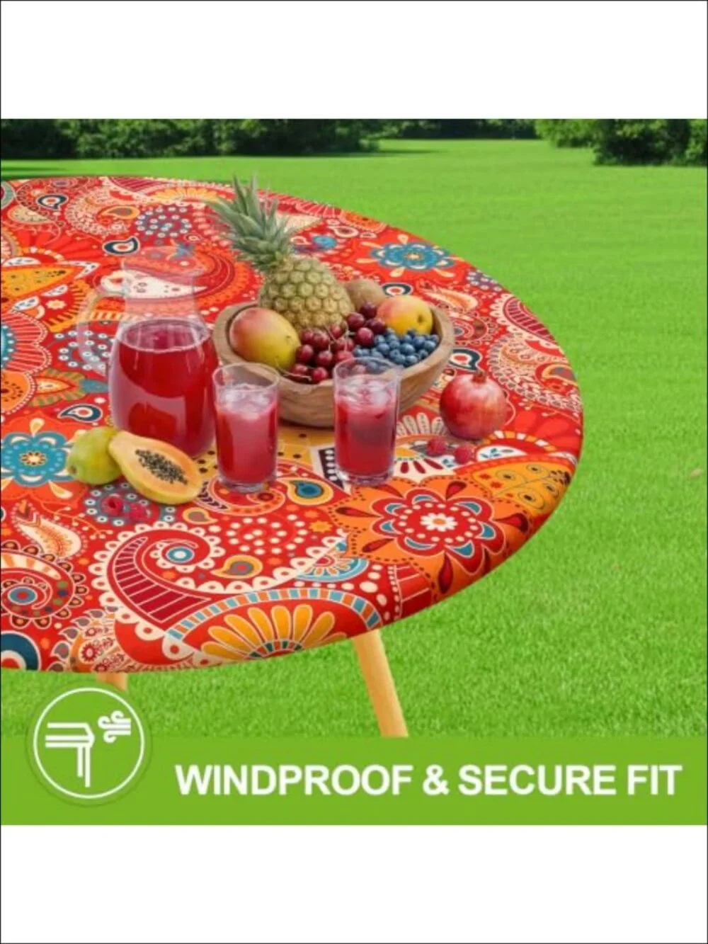 Spandex Fitted Round Table Cover for 45-56 Tables